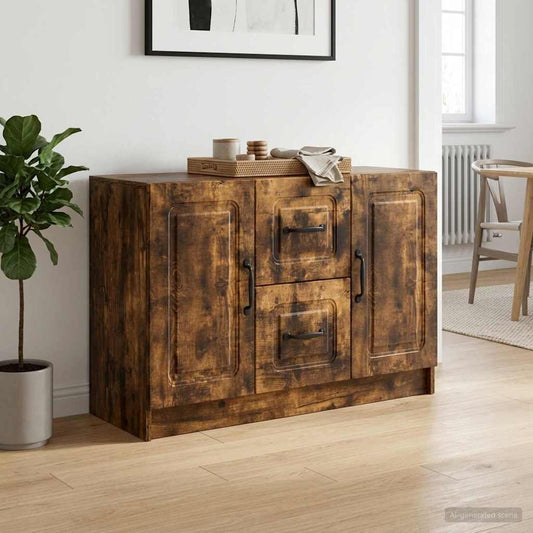 Credenza Rovere Fumo 89 x 34,5 x 57 cm Legno ingegnerizzato