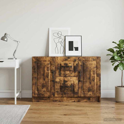 Credenza Rovere Fumo 89 x 34,5 x 57 cm Legno ingegnerizzato