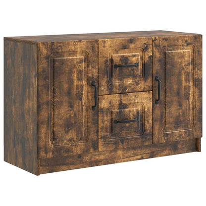 Credenza Rovere Fumo 89 x 34,5 x 57 cm Legno ingegnerizzato