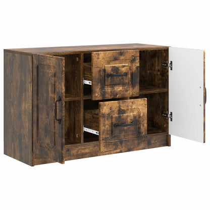 Credenza Rovere Fumo 89 x 34,5 x 57 cm Legno ingegnerizzato
