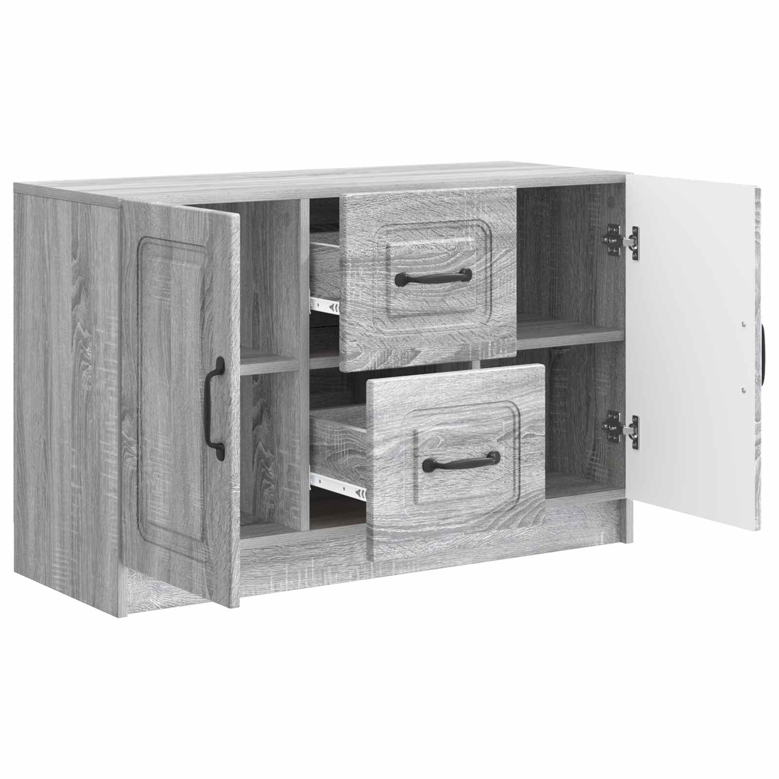 Credenza Grigio Sonoma 89 x 34,5 x 57 cm Legno ingegnerizzato | homemem39