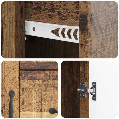 Credenza Legno antico 89 x 34,5 x 57 cm Legno ingegnerizzato | homemem39