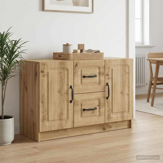 Credenza con cassetto Rovere Artigianale 89 x 34,5 x 57 cm