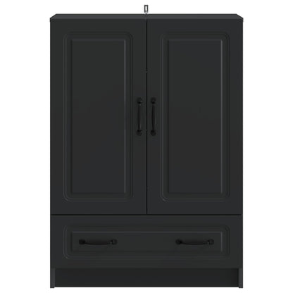 Credenza Nero 66 x 34,5 x 92 cm Legno ingegnerizzato