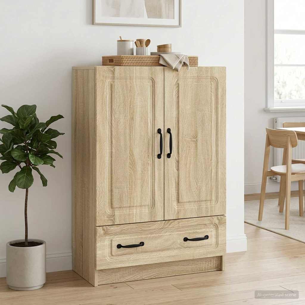 Credenza Rovere Sonoma 66 x 34,5 x 92 cm Legno ingegnerizzato