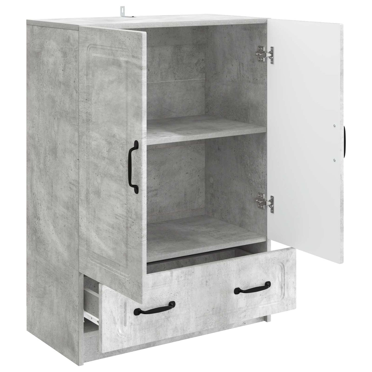 Credenza Grigio Cemento 66 x 34,5 x 92 cm Legno ingegnerizzato