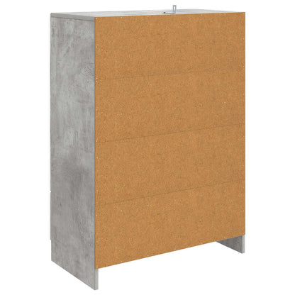 Credenza Grigio Cemento 66 x 34,5 x 92 cm Legno ingegnerizzato | homemem39