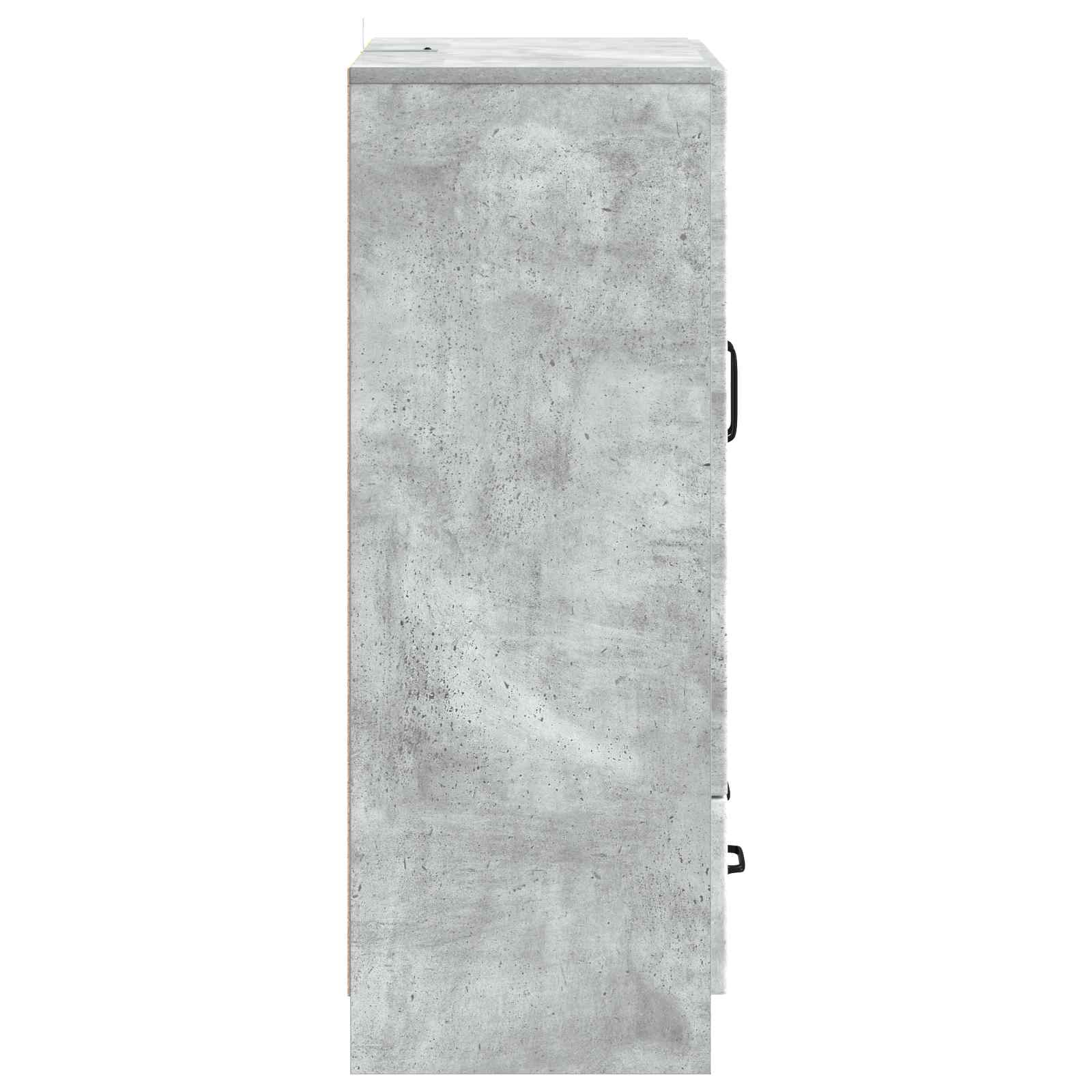 Credenza Grigio Cemento 66 x 34,5 x 92 cm Legno ingegnerizzato | homemem39