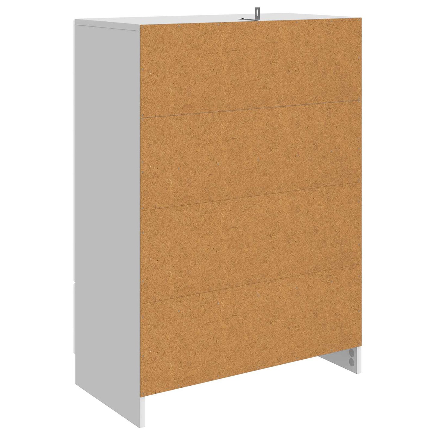 Credenza Bianco Lucido 66 x 34,5 x 92 cm Legno ingegnerizzato
