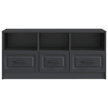 Mobile TV Nero 102 x 34,5 x 47 cm Legno ingegnerizzato