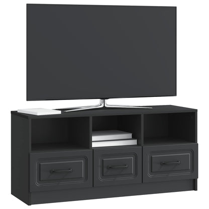 Mobile TV Nero 102 x 34,5 x 47 cm Legno ingegnerizzato
