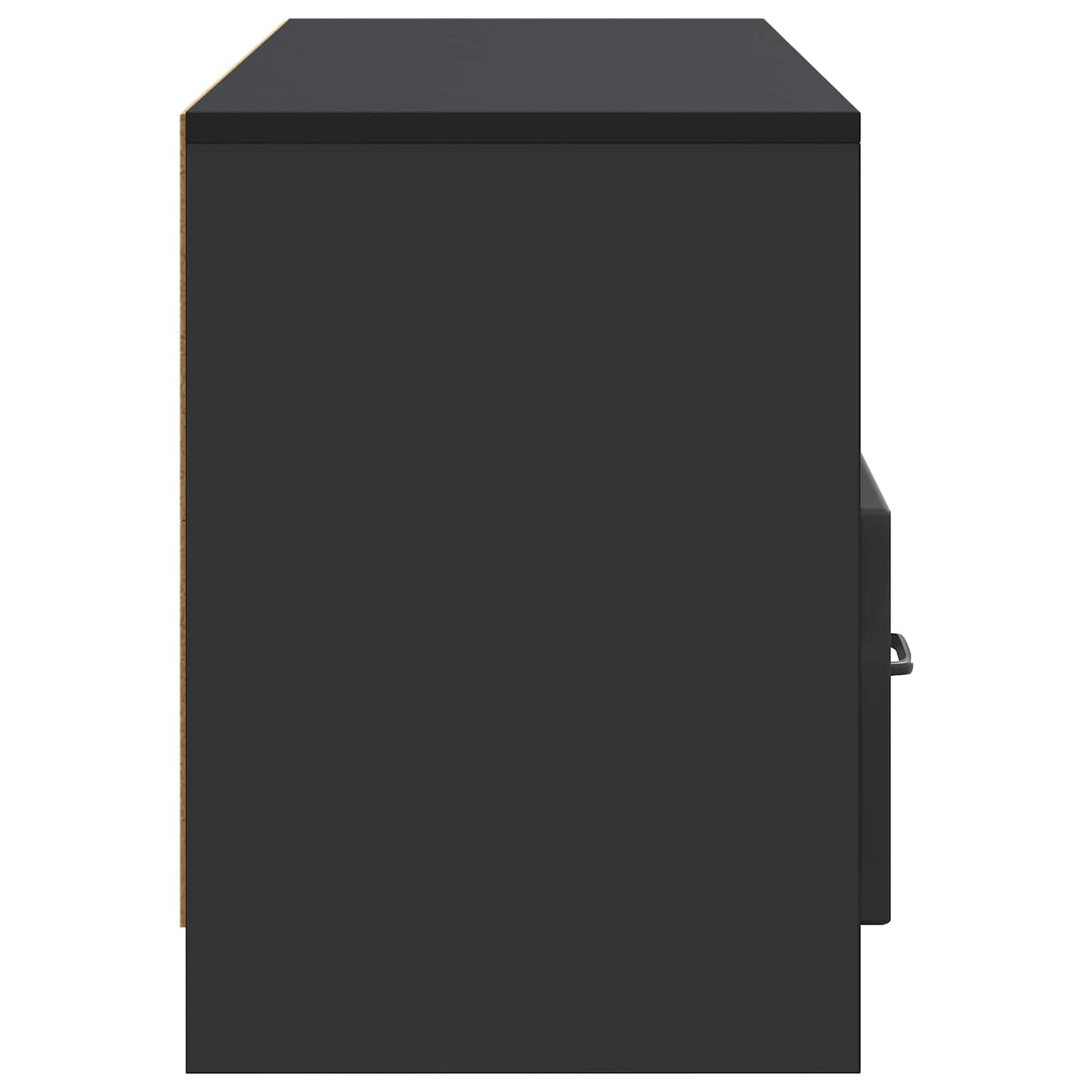 Mobile TV Nero 102 x 34,5 x 47 cm Legno ingegnerizzato
