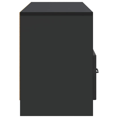 Mobile TV Nero 102 x 34,5 x 47 cm Legno ingegnerizzato