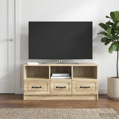 Mobile TV Rovere Sonoma 102 x 34,5 x 47 cm Legno ingegnerizzato