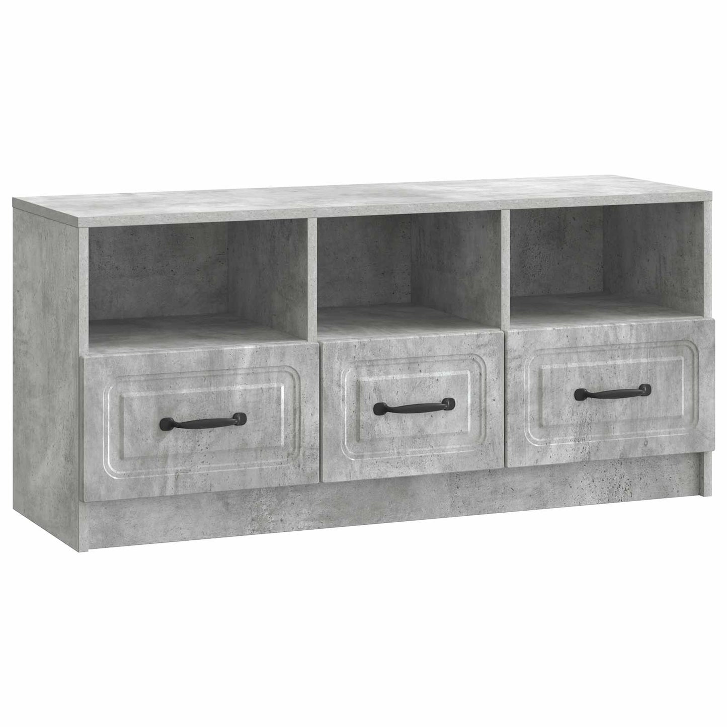Mobile TV con cassetto Grigio Cemento 102 x 34,5 x 47 cm