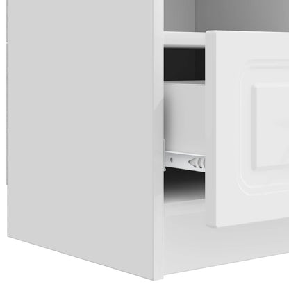 Mobile TV Bianco Lucido 102 x 34,5 x 47 cm Legno ingegnerizzato | homemem39