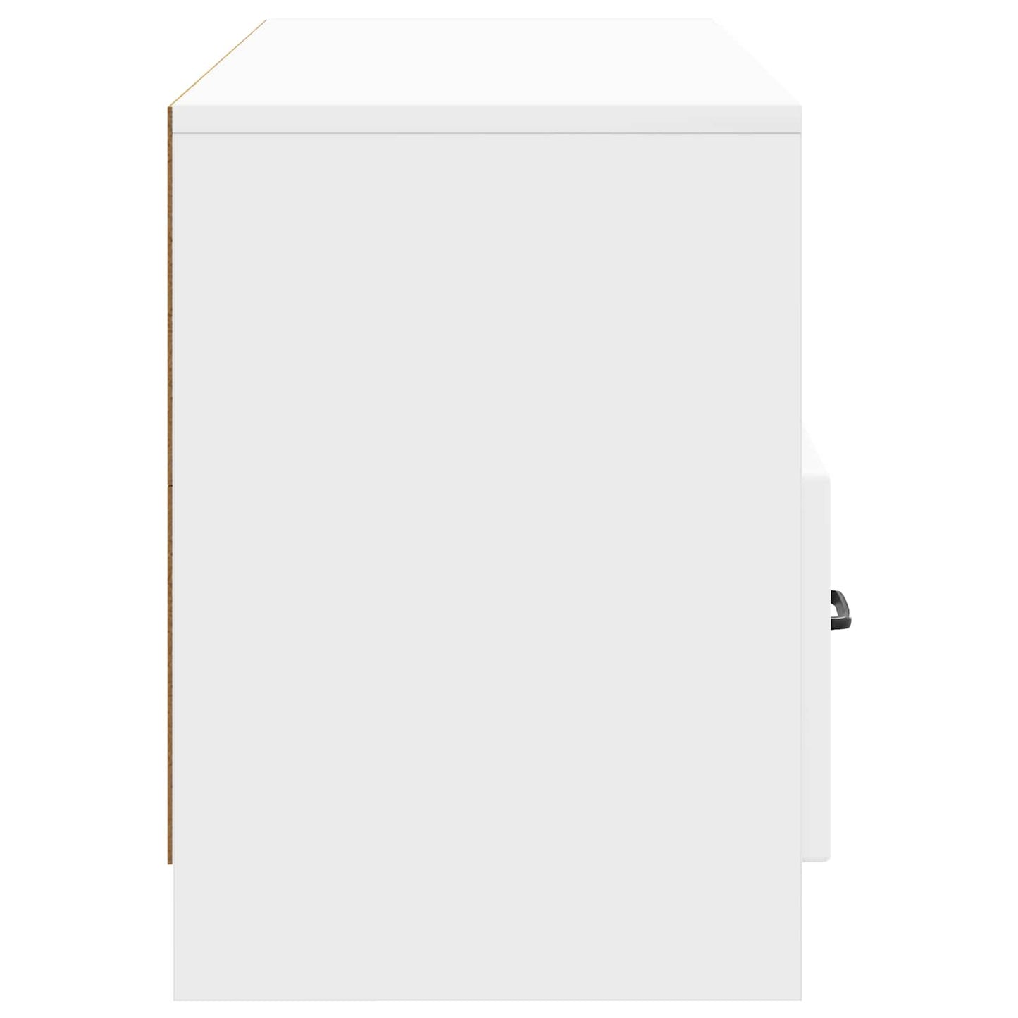 Mobile TV Bianco Lucido 102 x 34,5 x 47 cm Legno ingegnerizzato
