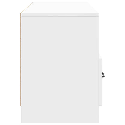 Mobile TV Bianco Lucido 102 x 34,5 x 47 cm Legno ingegnerizzato