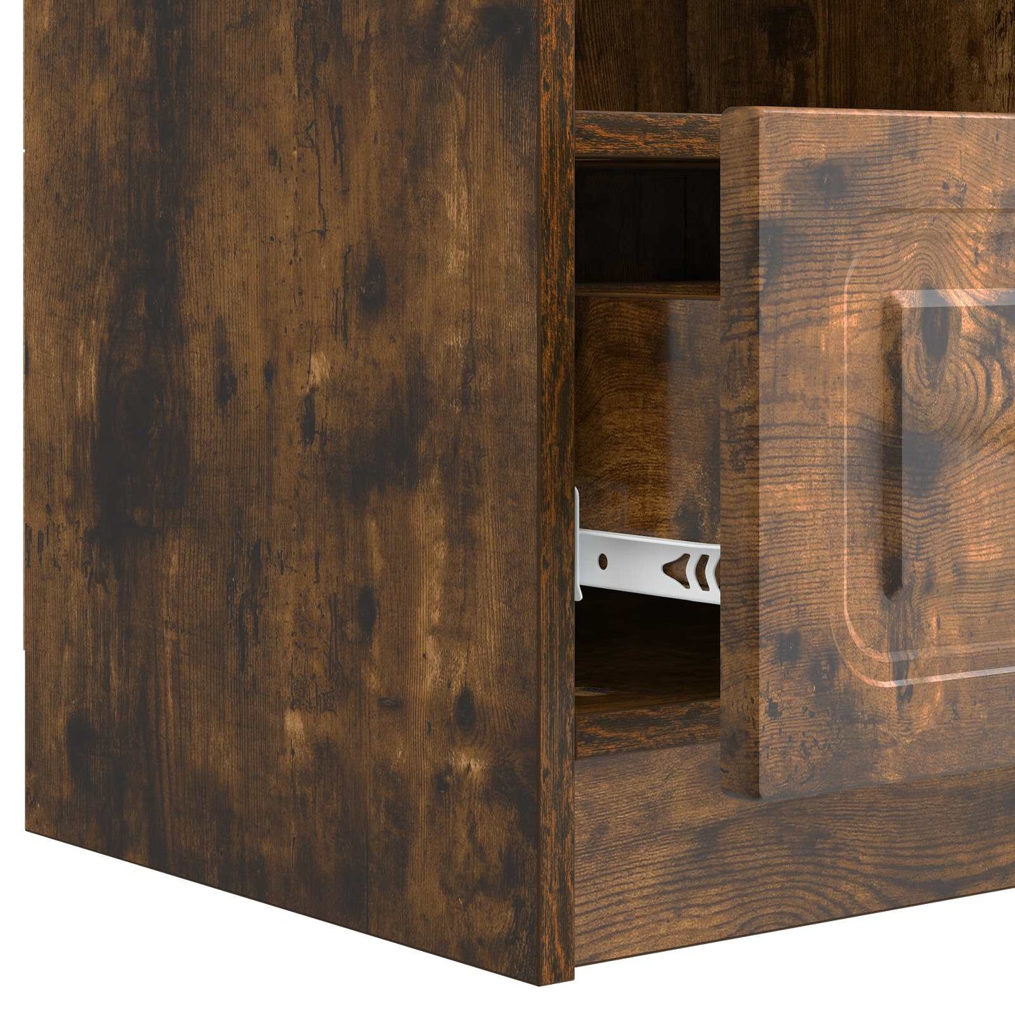 Mobile TV Rovere Fumo 102 x 34,5 x 47 cm Legno ingegnerizzato | homemem39