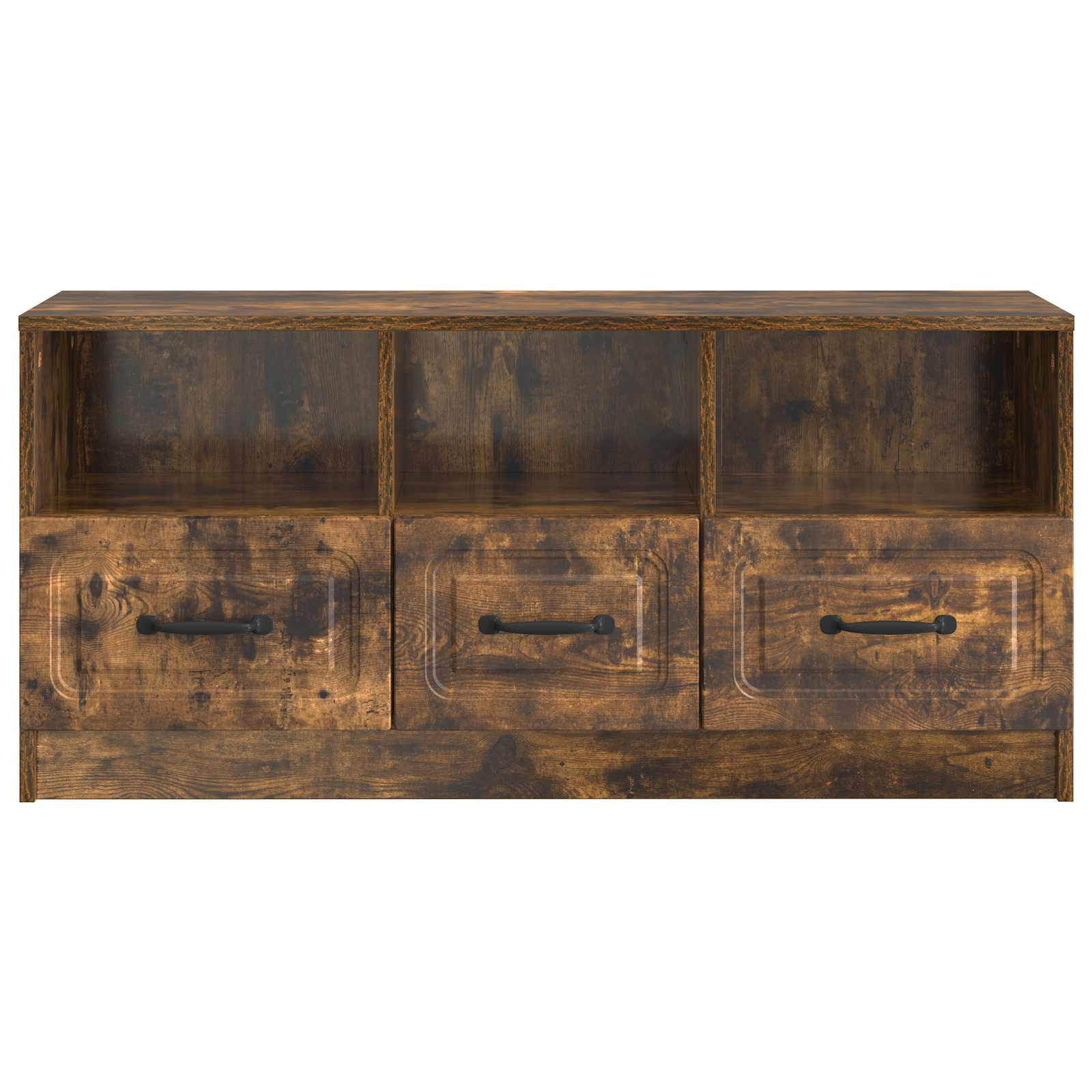 Mobile TV Rovere Fumo 102 x 34,5 x 47 cm Legno ingegnerizzato | homemem39