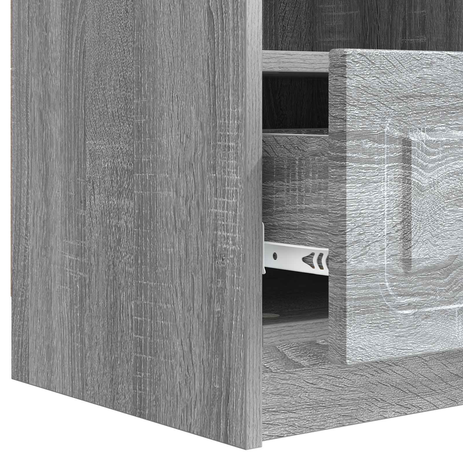 Mobile TV Grigio Sonoma 102 x 34,5 x 47 cm Legno ingegnerizzato | homemem39