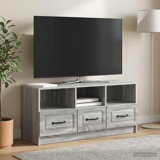 Mobile TV Grigio Sonoma 102 x 34,5 x 47 cm Legno ingegnerizzato