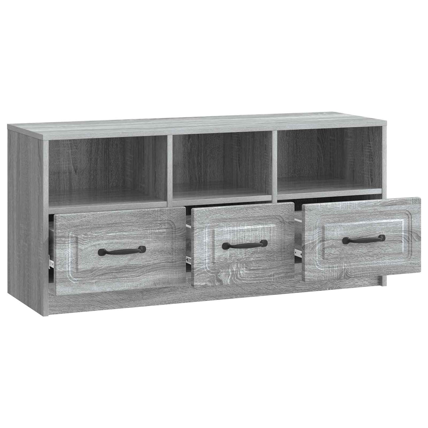 Mobile TV Grigio Sonoma 102 x 34,5 x 47 cm Legno ingegnerizzato | homemem39