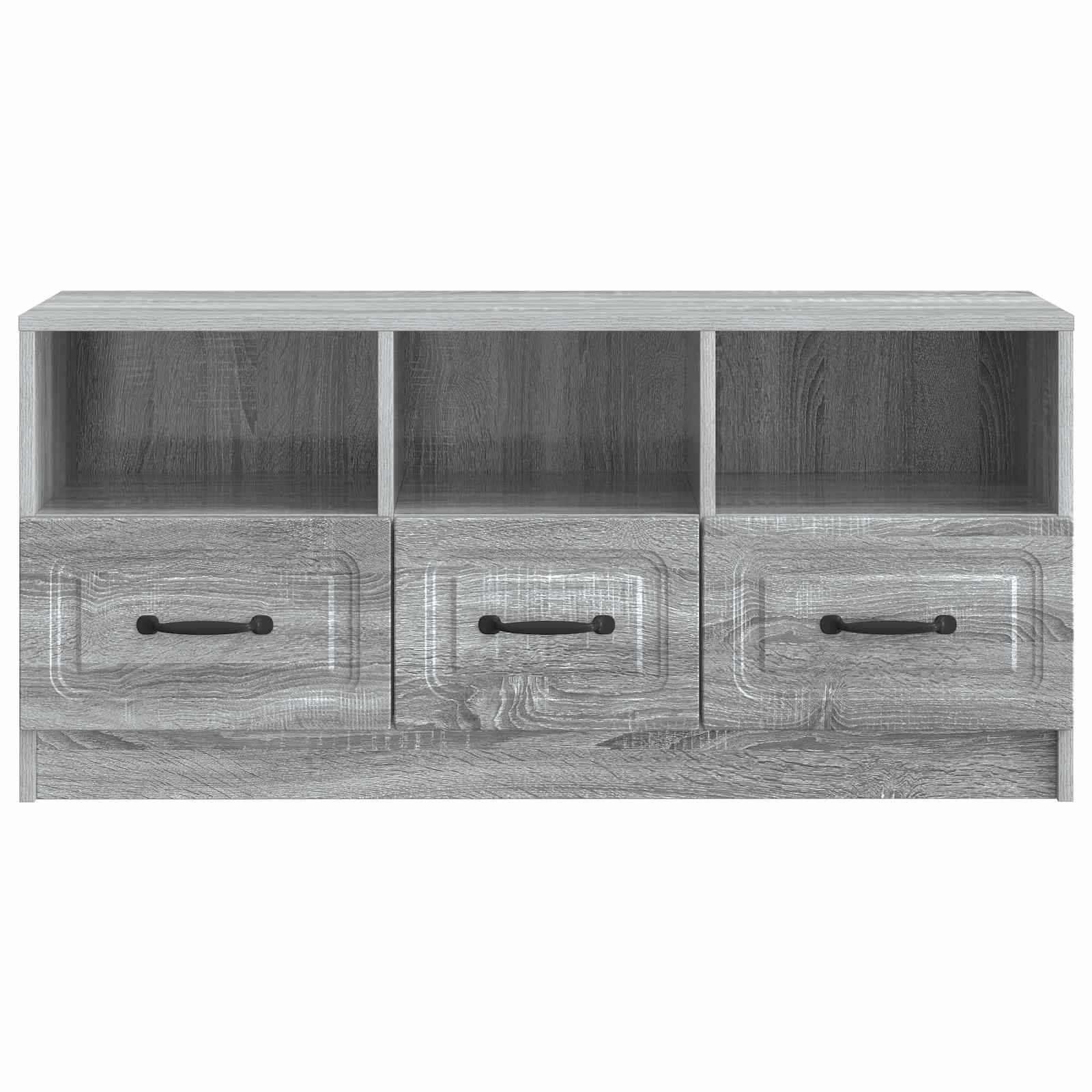 Mobile TV Grigio Sonoma 102 x 34,5 x 47 cm Legno ingegnerizzato | homemem39