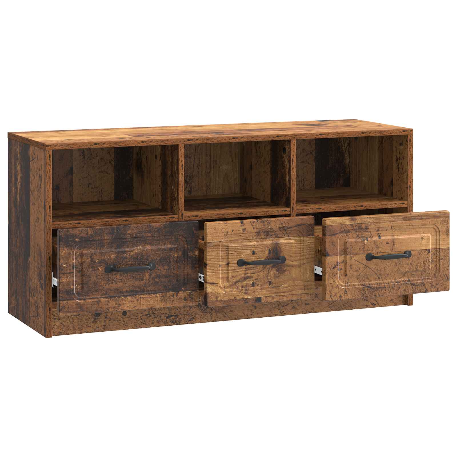Mobile TV Legno antico 102 x 34,5 x 47 cm Legno ingegnerizzato | homemem39
