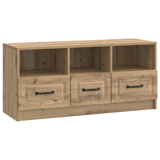 Mobile TV con cassetto Rovere Artigianale 102 x 34,5 x 47 cm