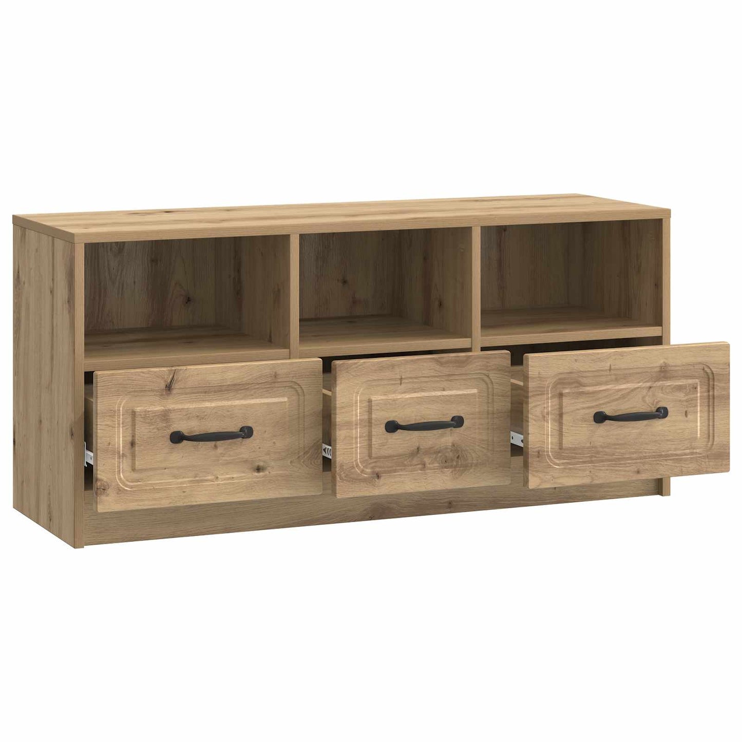 Mobile TV con cassetto Rovere Artigianale 102 x 34,5 x 47 cm | homemem39
