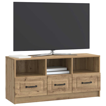 Mobile TV con cassetto Rovere Artigianale 102 x 34,5 x 47 cm