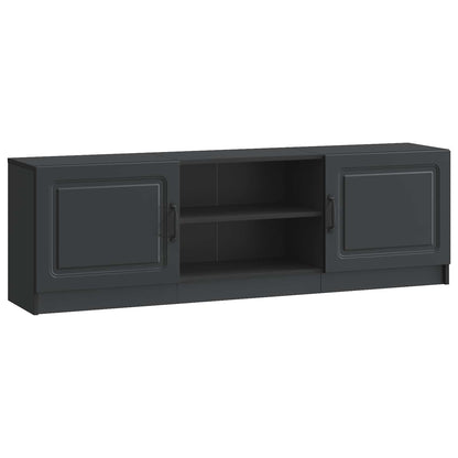 Mobile TV Nero 150 x 31 x 47 cm Legno ingegnerizzato