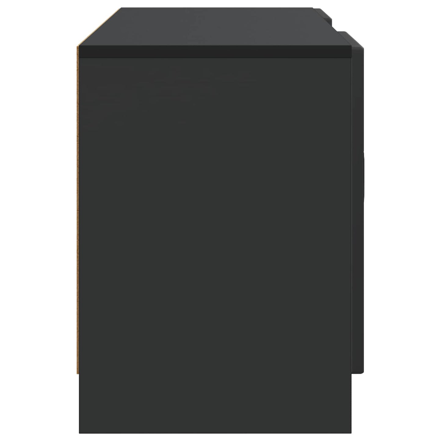 Mobile TV Nero 102 x 34,5 x 47 cm Legno ingegnerizzato | homemem39