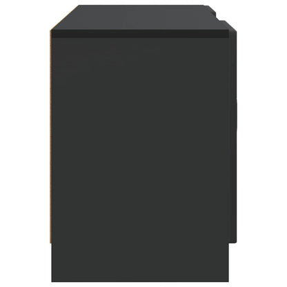 Mobile TV Nero 102 x 34,5 x 47 cm Legno ingegnerizzato | homemem39
