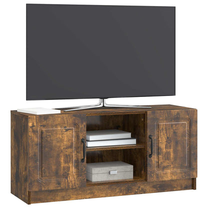 Mobile TV Rovere Fumo 102 x 34,5 x 47 cm Legno ingegnerizzato