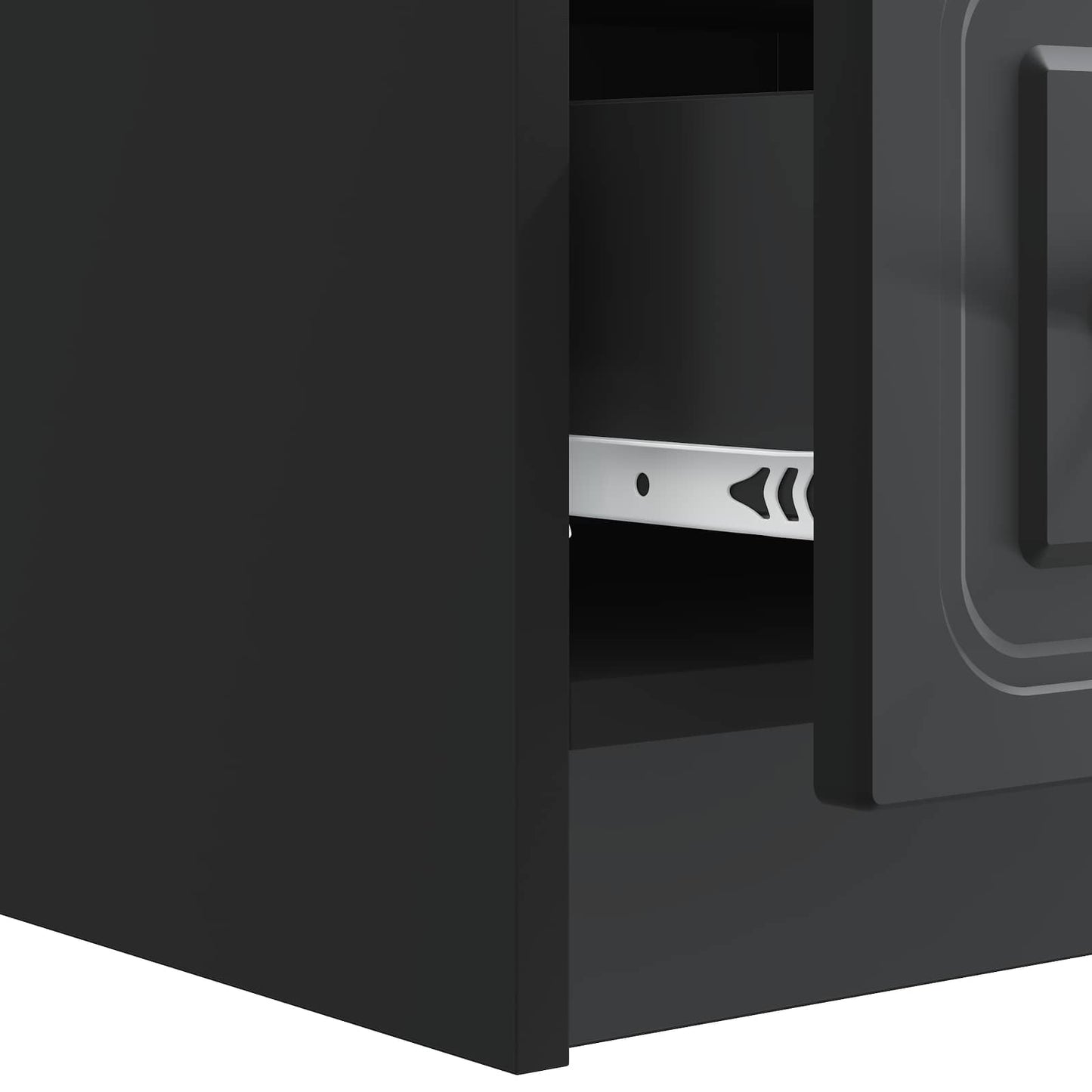 Mobile TV Nero 147 x 34,5 x 27 cm Legno ingegnerizzato | homemem39