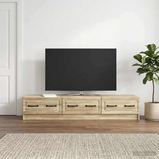 Mobile TV 147 x 34,5 x 27 cm Rovere Sonoma Legno ingegnerizzato - homemem39