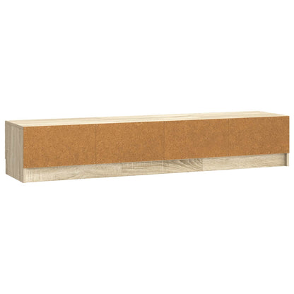 Mobile TV Rovere Sonoma 147 x 34,5 x 27 cm Legno ingegnerizzato | homemem39