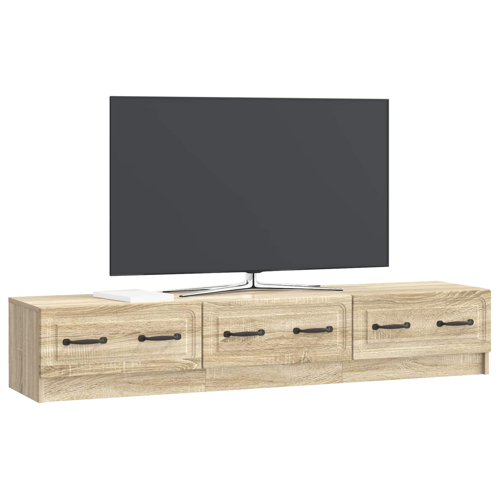 Mobile TV Rovere Sonoma 147 x 34,5 x 27 cm Legno ingegnerizzato | homemem39