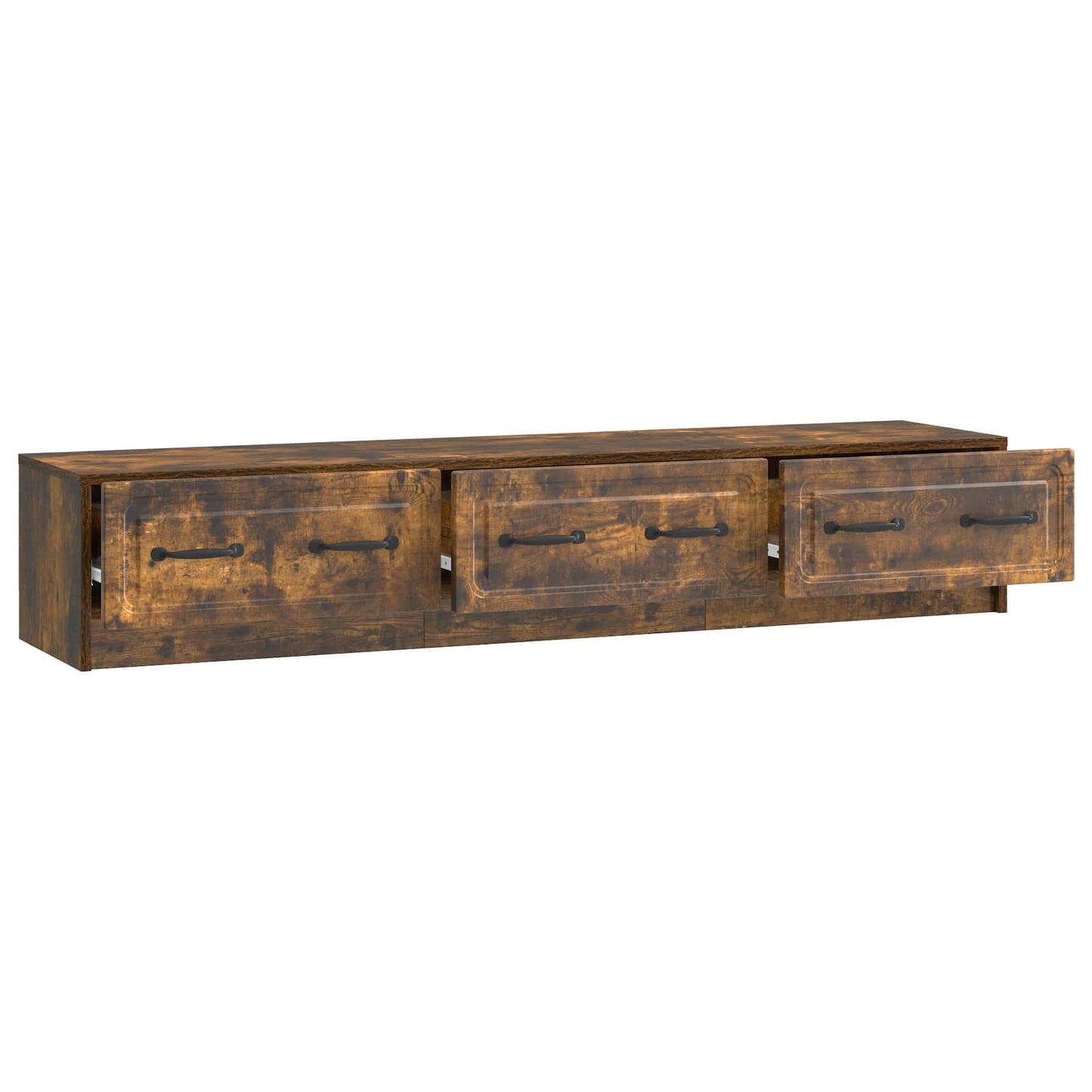 Mobile TV Rovere Fumo 147 x 34,5 x 27 cm Legno ingegnerizzato | homemem39