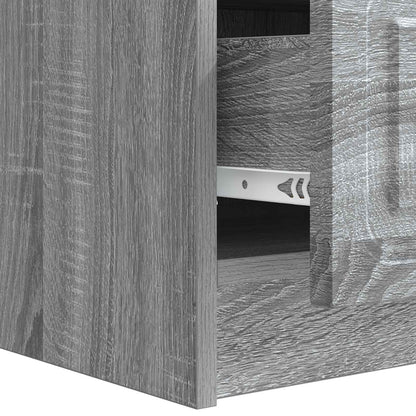 Mobile TV Grigio Sonoma 147 x 34,5 x 27 cm Legno ingegnerizzato | homemem39
