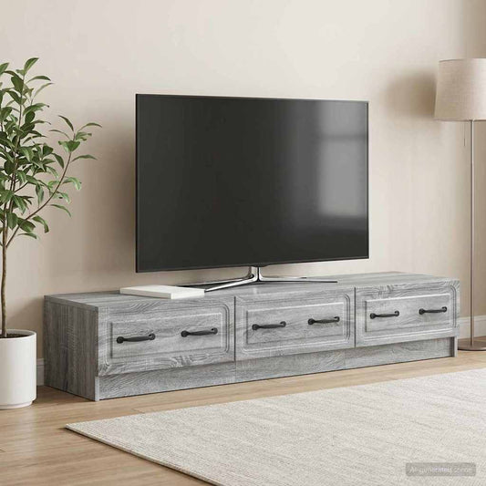 Mobile TV Grigio Sonoma 147 x 34,5 x 27 cm Legno ingegnerizzato