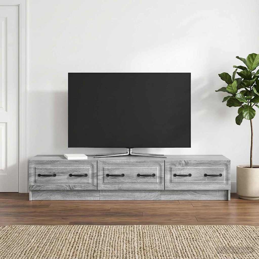 Mobile TV Grigio Sonoma 147 x 34,5 x 27 cm Legno ingegnerizzato
