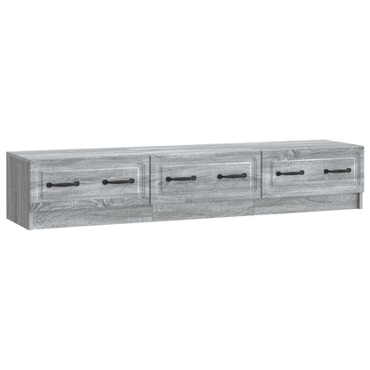 Mobile TV Grigio Sonoma 147 x 34,5 x 27 cm Legno ingegnerizzato | homemem39