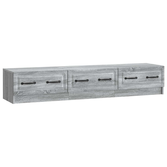 Mobile TV Grigio Sonoma 147 x 34,5 x 27 cm Legno ingegnerizzato