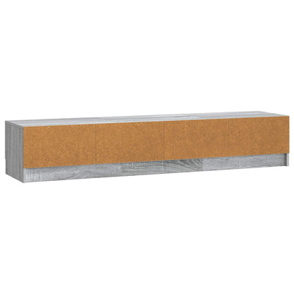Mobile TV Grigio Sonoma 147 x 34,5 x 27 cm Legno ingegnerizzato | homemem39