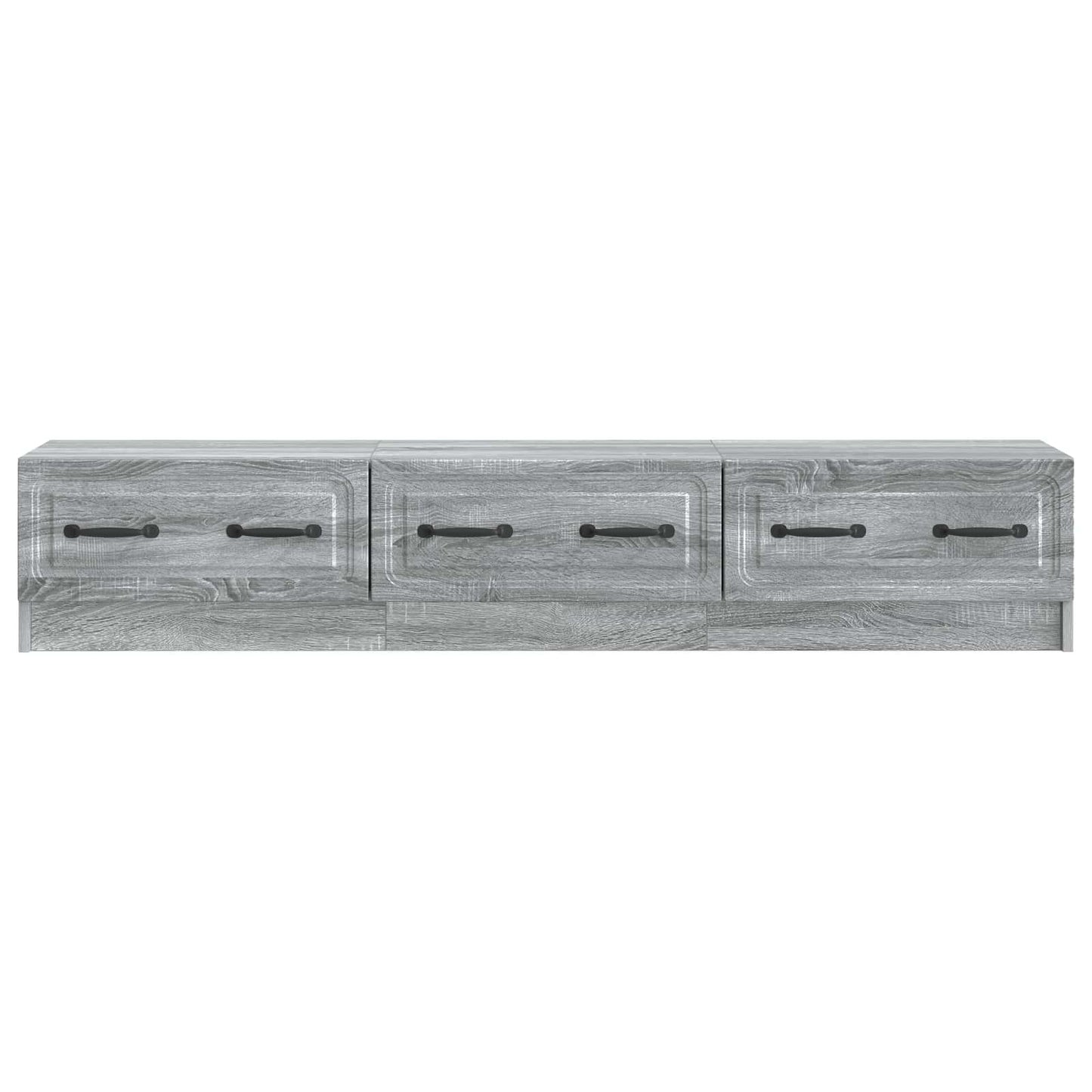 Mobile TV Grigio Sonoma 147 x 34,5 x 27 cm Legno ingegnerizzato | homemem39