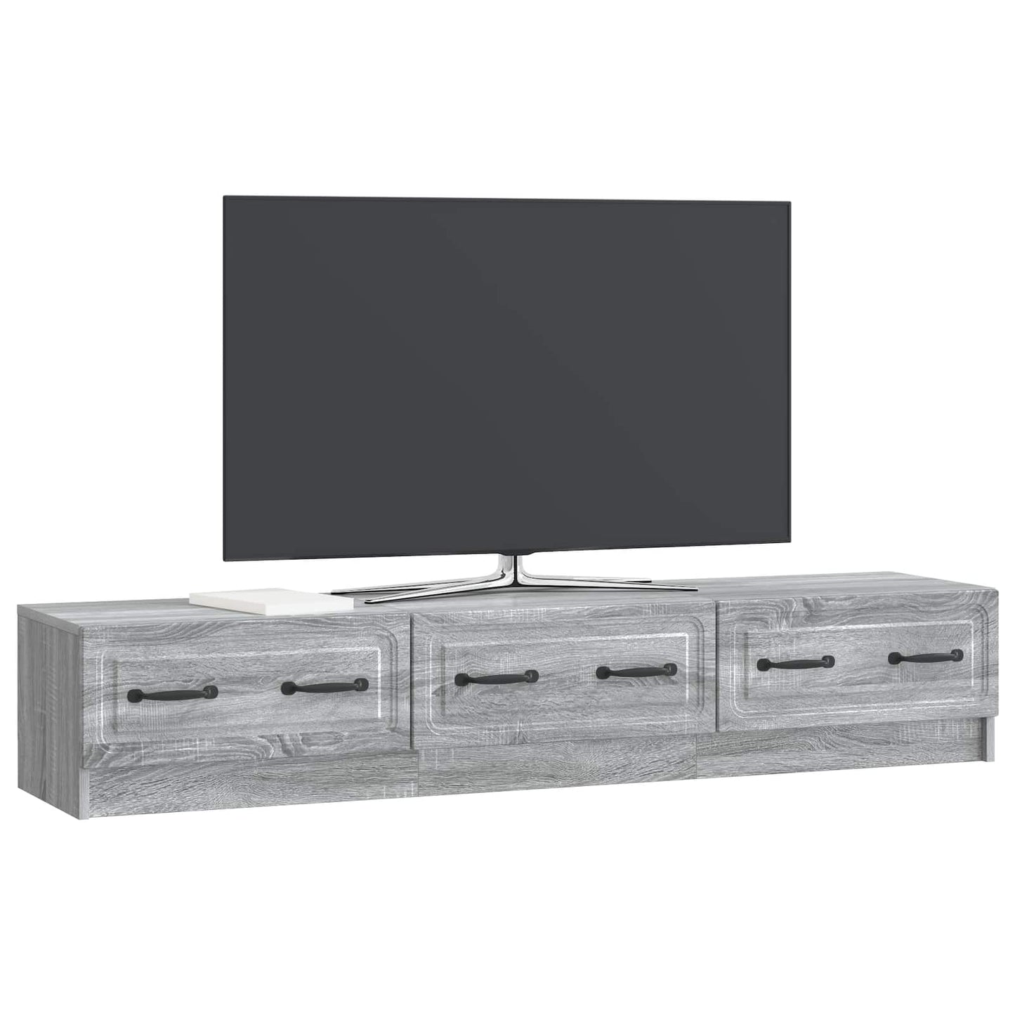Mobile TV Grigio Sonoma 147 x 34,5 x 27 cm Legno ingegnerizzato