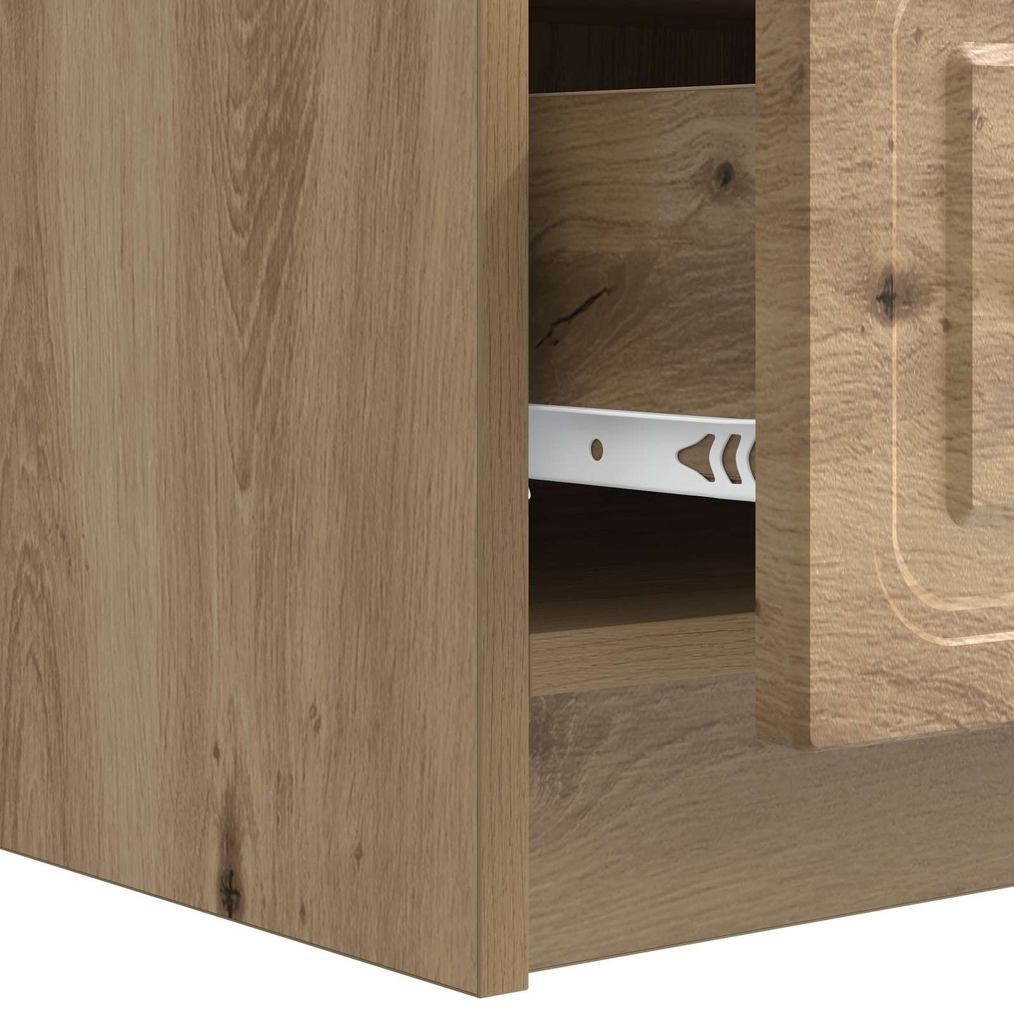 Mobile TV con cassetto Rovere Artigianale 147 x 34,5 x 27 cm | homemem39